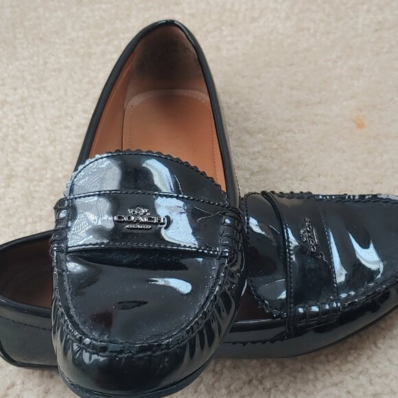 Coach Shoes - Coach Black Loafers, Size 8 - Gently Worn & Great Condition!